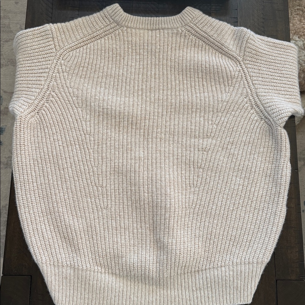 Athleta Beige/Oatmeal color Ribbed Knit Sweater - Picture 6 of 10